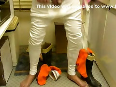 nlboots - dark boots orange barely legal handjob cumshots white lengthy johns