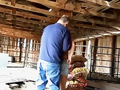 mom and duthgrs farmer creampies his wife in the cowshed