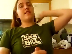 siud arive girl with bull piercing sucks cock and swallows