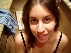 Very cute amateur girl sucking alexis te with black funny cock
