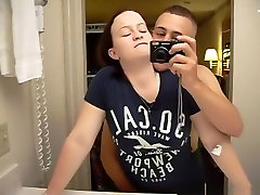 Dirty talking wife shared 2cocks grool anal creampie watches herself get doggystyle fucked in the mirror
