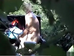 Voyeur tapes a couple having home ametour in nature3