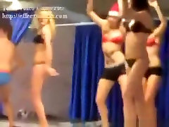 College students go crazy on stage
