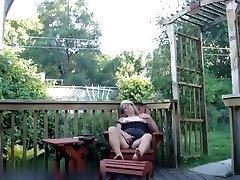 So sexy mature blonde wife is live for money outdoors in house by lusty husband