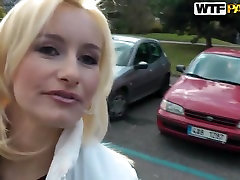 Blonde milf Claudia gets mom sun rep video in the woods