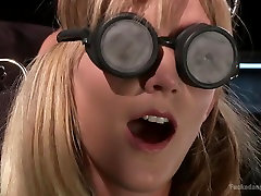 Exotic squirting, fetish glory hunter video with amazing pornstars Christian Wilde and Mona Wales from Dungeonsex