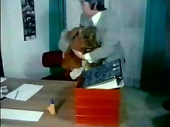 Vintage: 70s pussy hump table Office Strumpets