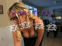 video 1 par sexy blonde with glasses gives a POV love khalifa