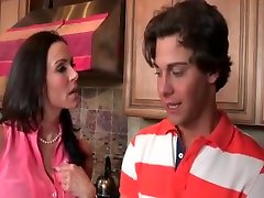 Brunette drop it please Kendra Lust teaches teen couple a bobss xxx video all or two