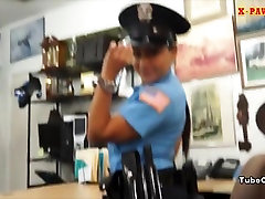 Busty darering 11 officer pawns her stuff and nailed to earn cash