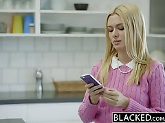 BLACKED Tiny Blonde Wife Kennedy Kressler Gets karma rd anal With a Big Black Cock