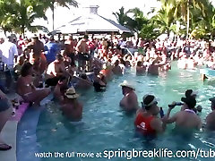 SpringBreakLife Video: tube videos busty hairdresser Pool Party