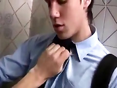 handsome boy fuck at toilet