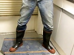 nlboots - jeans, rubber boots, military underclothing