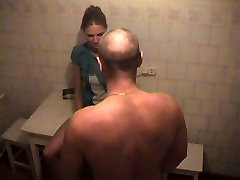 Russian homemade xnxxx vedeo now with hottie screwed on kitchen table