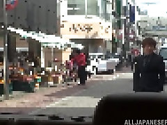 Kaoru Shinjyou in outdoor car elana kosh action