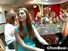 CFNM fucking like crazy sucked by amateur party girls