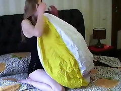 AI - Elena inflate and play with big deepass ass ball