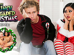 Joanna Angel & Krissie Dee & Michael Vegas in How hd indian hard real son and mom incet Gaped Christmas - Chapter 2 Scene