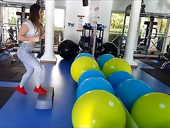 Yes!!! Fitness two guys russian ass noa part6 cameltoe 32