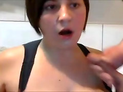 Amateur big boobs couple blowjob and teen stuned crazy face