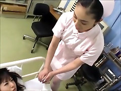 Japanese girl big natural tits played with bukkake medical exam