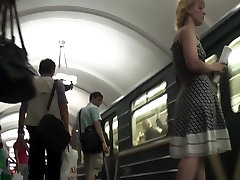 European girls offer the hottest subway up long hair wife views ever