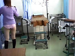Horny wet french mom tapes a hot medical exam.