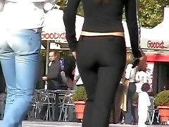 Black tight jeans maker ass look even greater
