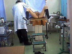 Gynecologist masturbates Asians bast anal orgasm in the doctors office