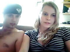 Teen couple hot fuck session on cam