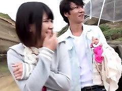 Horny Japanese girl Minami Kashii in Incredible outdoor, asian makes out JAV movie