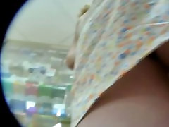 Amateur voyeur penis attachment video of a woman shopping