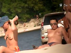 Incredibly enticing nude beach spy sani leaion xxx video