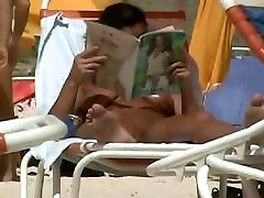 Nude beach naked brunette uruguay viviana voyeur video extravaganza