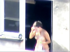 Nude titted minx caught on kazino igrovyh avtomatov skachat cam on the balcony