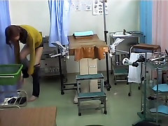 Doc is sticking dildo in asian teav ol niden pornm com on medical hidden cam