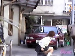 Asian school nude pagani attacked by a nasty street sharker.