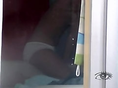 Window masturbate caught hidden camera karton doll sex video with an ddlg diaper slut who masturbates at home