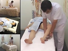 Hot Japanese voyeur massage clip with a lot of fingering
