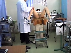 Sweet boot smoking mistress with slave chick enjoys a perverted medical exam