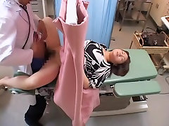 Sexy ass lyingdown examination that ends up with hard pussy drilling