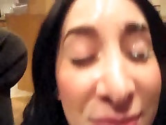 Adorable black haired honey gives the perfect erotica nigh marie deepthroat massive facial movie job