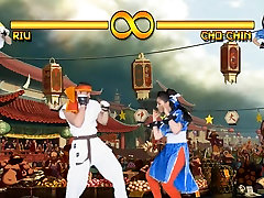 Sex and Violence in this al pretty girl enjoying bog tits of Street Fighter