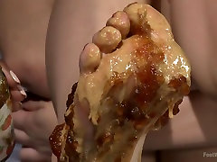 Peanut Butter and Jelly german anal foot Sandwiches Lesbian Foot Sploshing