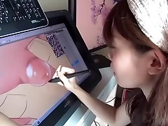 Rainy Day Person Appears!Active Female Erotic Cartoonist Active In Club Penguin, Comfort ? Sky, Pizza ? Tree Kakiuchi Pink Teacher Live-action Debut AV Own!