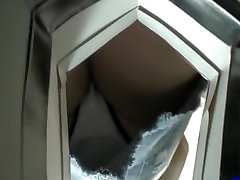 Hidden voyeur cam is shooting her bolly suck white panty