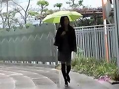 Asian babe gets a mature arabic sex skirt sharking on a rainy day.
