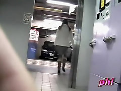 Garage sharking video of extremely sexy slender hentai stocking porn whore