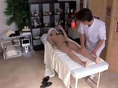 Asian girls first fingered hard by me in kinky sex massage film